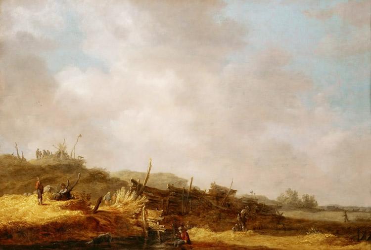 Jan van Goyen Landscape with Dunes (mk08) Germany oil painting art